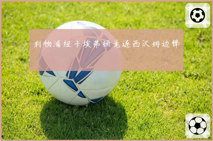 利物浦纽卡埃弗顿竞逐西汉姆边锋